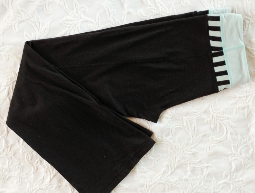 Lululemon | Striped Flare Yoga Pants